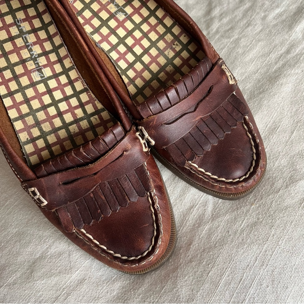 COPY - Sperry leather moccasins - tan